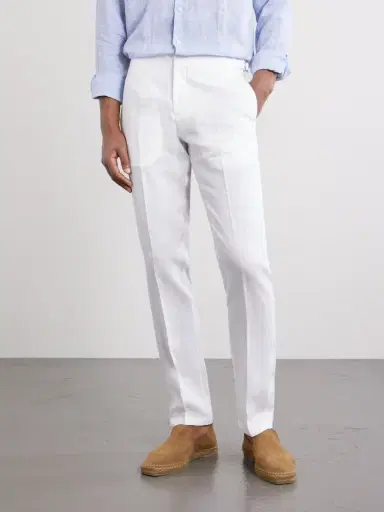 Orlebar Brown Griffon Straight-Leg Linen Trousers - Men | Thumbnail 3 Orlebar Brown Griffon Straight-Leg Linen Trousers - Men | Thumbnail 3