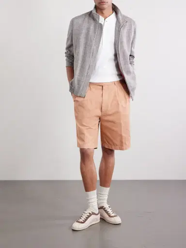 Brunello Cucinelli Ribbed Jersey Henley T-Shirt - Men | Thumbnail 2 Brunello Cucinelli Ribbed Jersey Henley T-Shirt - Men | Thumbnail 2