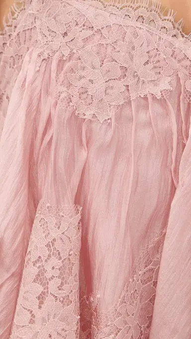 Aje Ophelia Lace Mini Dress Fawn Pink | Thumbnail 6 Aje Ophelia Lace Mini Dress Fawn Pink | Thumbnail 6