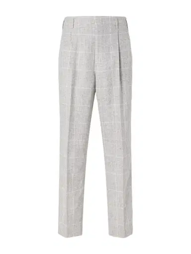 Brunello Cucinelli Pleated Checked Wool-Blend Suit Trousers - Men | Thumbnail 1 Brunello Cucinelli Pleated Checked Wool-Blend Suit Trousers - Men | Thumbnail 1