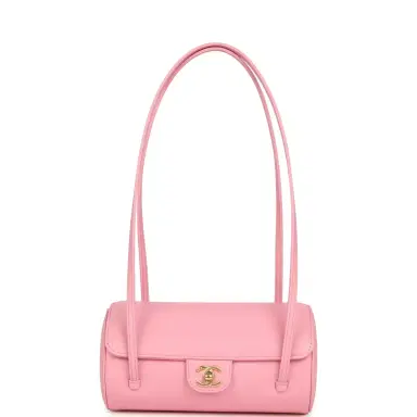 Chanel Chanel Preppy Coco Bowling Bag Pink Shiny Caviar Brushed Gold Hardware | Thumbnail 7 Chanel Chanel Preppy Coco Bowling Bag Pink Shiny Caviar Brushed Gold Hardware | Thumbnail 7