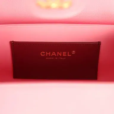 Chanel Chanel Preppy Coco Bowling Bag Pink Shiny Caviar Brushed Gold Hardware | Thumbnail 9 Chanel Chanel Preppy Coco Bowling Bag Pink Shiny Caviar Brushed Gold Hardware | Thumbnail 9