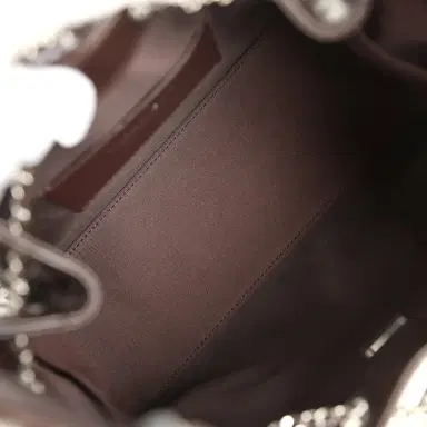 Chanel Chanel Small 25 Hobo Bag Dark Brown Shiny Aged Calfskin Silver Hardware | Thumbnail 8 Chanel Chanel Small 25 Hobo Bag Dark Brown Shiny Aged Calfskin Silver Hardware | Thumbnail 8