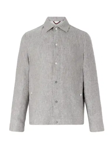 Brunello Cucinelli Hemp and Linen-Blend Twill Blouson Jacket - Men | Thumbnail 1 Brunello Cucinelli Hemp and Linen-Blend Twill Blouson Jacket - Men | Thumbnail 1