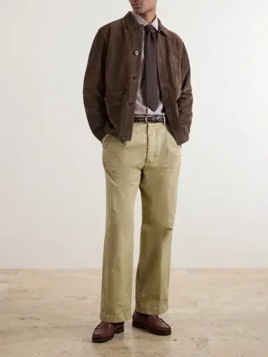 Drake's Suede Chore Jacket - Men | Thumbnail 2 Drake's Suede Chore Jacket - Men | Thumbnail 2