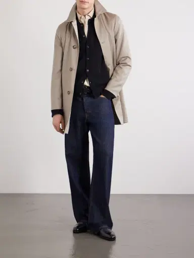Thom Sweeney Reversible Wool-Twill Coat - Men | Thumbnail 2 Thom Sweeney Reversible Wool-Twill Coat - Men | Thumbnail 2