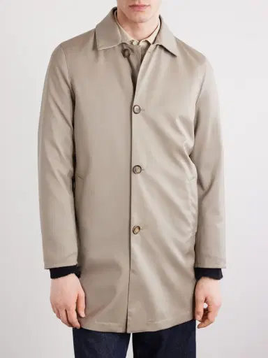 Thom Sweeney Reversible Wool-Twill Coat - Men | Thumbnail 3 Thom Sweeney Reversible Wool-Twill Coat - Men | Thumbnail 3