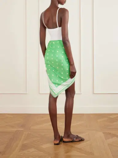 Kiki de Montparnasse Kiki Printed Cotton And Silk-blend Pareo | Thumbnail 3 Kiki de Montparnasse Kiki Printed Cotton And Silk-blend Pareo | Thumbnail 3