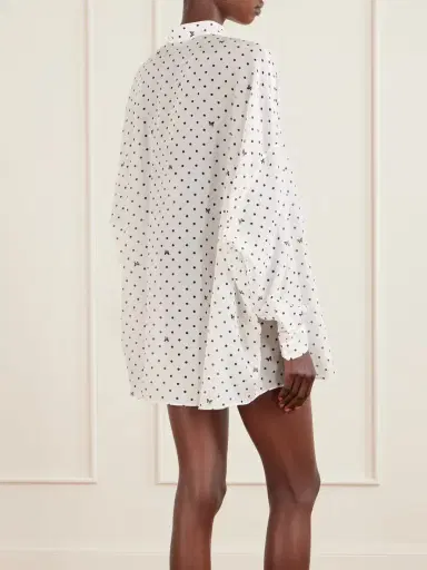 Kiki de Montparnasse Kiki Polka-dot Cotton And Silk-blend Shirt | Thumbnail 4 Kiki de Montparnasse Kiki Polka-dot Cotton And Silk-blend Shirt | Thumbnail 4