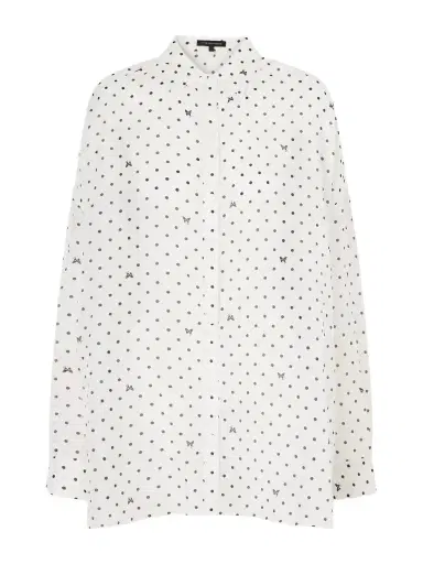 Kiki de Montparnasse Kiki Polka-dot Cotton And Silk-blend Shirt | Thumbnail 1 Kiki de Montparnasse Kiki Polka-dot Cotton And Silk-blend Shirt | Thumbnail 1