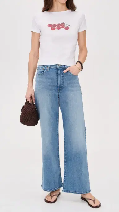 Madewell The Petite Wide Leg Jeans Coastal Blue Wash | Thumbnail 5 Madewell The Petite Wide Leg Jeans Coastal Blue Wash | Thumbnail 5