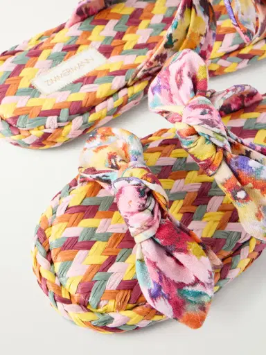 Zimmermann Carousel Woven Slides | Thumbnail 5 Zimmermann Carousel Woven Slides | Thumbnail 5