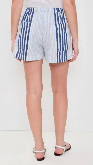 Lemlem Safia Shorts hemizi Blue | Thumbnail 3 Lemlem Safia Shorts hemizi Blue | Thumbnail 3