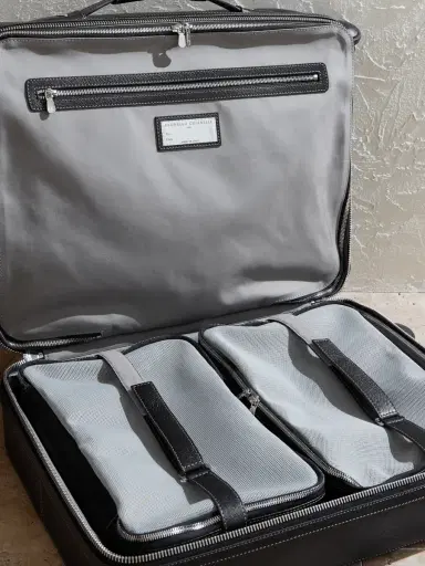Brunello Cucinelli Full-Grain Leather Carry-On Suitcase - Men | Thumbnail 2 Brunello Cucinelli Full-Grain Leather Carry-On Suitcase - Men | Thumbnail 2