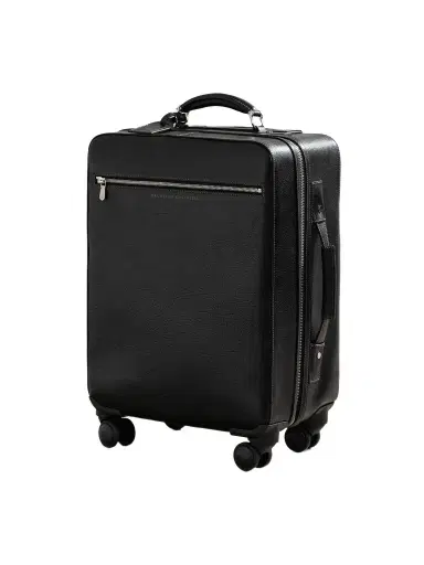 Brunello Cucinelli Full-Grain Leather Carry-On Suitcase - Men | Thumbnail 1 Brunello Cucinelli Full-Grain Leather Carry-On Suitcase - Men | Thumbnail 1