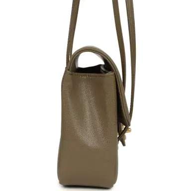 Chanel Chanel Small Preppy Coco Flap Bag Dark Khaki Shiny Caviar Brushed Gold Hardware | Thumbnail 3 Chanel Chanel Small Preppy Coco Flap Bag Dark Khaki Shiny Caviar Brushed Gold Hardware | Thumbnail 3