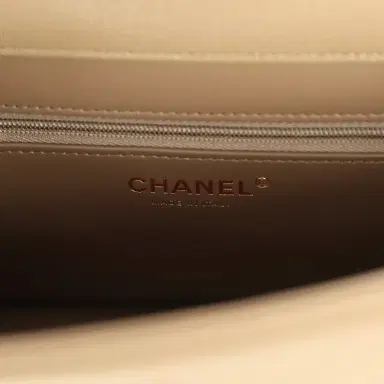 Chanel Chanel Small Preppy Coco Flap Bag Dark Khaki Shiny Caviar Brushed Gold Hardware | Thumbnail 9 Chanel Chanel Small Preppy Coco Flap Bag Dark Khaki Shiny Caviar Brushed Gold Hardware | Thumbnail 9