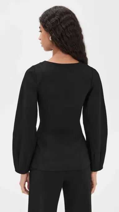 Aligne Bonnie Ponte Waisted Blazer Black 2 | Thumbnail 3 Aligne Bonnie Ponte Waisted Blazer Black 2 | Thumbnail 3