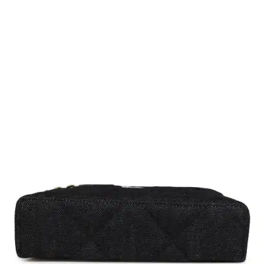 Chanel Chanel Top Handle Long Vanity Case with Chain Dark Blue Denim Light Gold Hardware | Thumbnail 6 Chanel Chanel Top Handle Long Vanity Case with Chain Dark Blue Denim Light Gold Hardware | Thumbnail 6