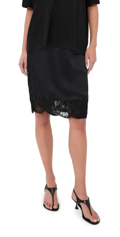 CO Lace ilk lip Skirt Black | Thumbnail 1 CO Lace ilk lip Skirt Black | Thumbnail 1