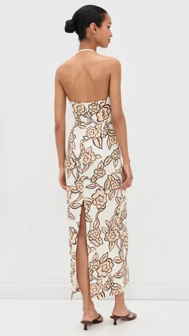 SIR. Elodie Halter Midi Dress Patale | Thumbnail 3 SIR. Elodie Halter Midi Dress Patale | Thumbnail 3
