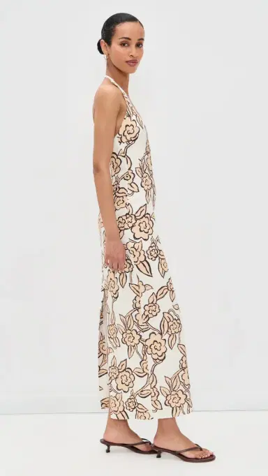 SIR. Elodie Halter Midi Dress Patale | Thumbnail 4 SIR. Elodie Halter Midi Dress Patale | Thumbnail 4