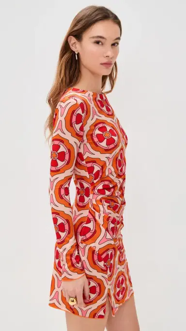 Eywasouls Malibu Hazel Dress Pink Retro Radiance | Thumbnail 4 Eywasouls Malibu Hazel Dress Pink Retro Radiance | Thumbnail 4