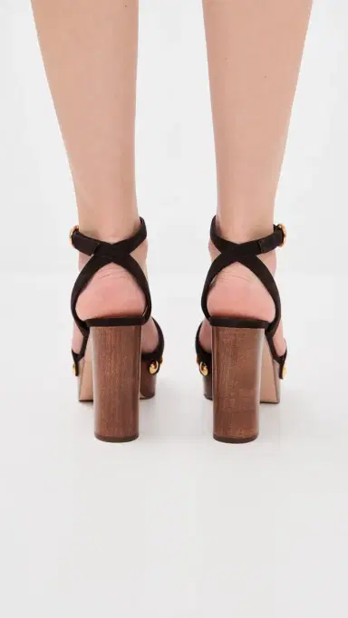 Gianvito Rossi Platform Sandals Moka | Thumbnail 5 Gianvito Rossi Platform Sandals Moka | Thumbnail 5