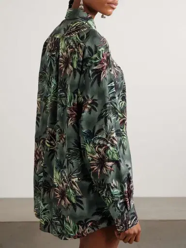 Rabanne Printed Silk Shirt | Thumbnail 4 Rabanne Printed Silk Shirt | Thumbnail 4