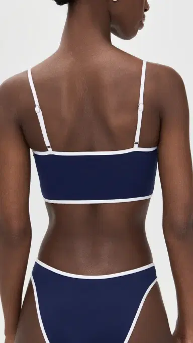 Polo Ralph Lauren Crop Bikini Cami Navy Blue | Thumbnail 3 Polo Ralph Lauren Crop Bikini Cami Navy Blue | Thumbnail 3