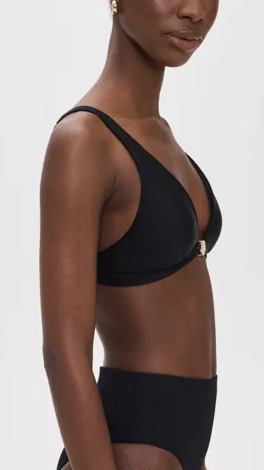 L'AGENCE Solid Lexie Bikini Top Black | Thumbnail 4 L'AGENCE Solid Lexie Bikini Top Black | Thumbnail 4