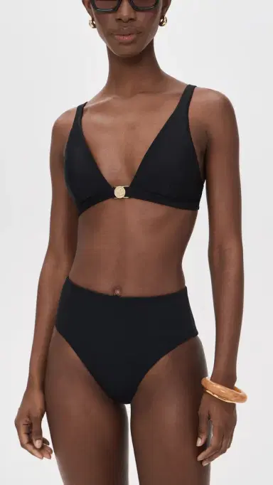 L'AGENCE Solid Lexie Bikini Top Black | Thumbnail 5 L'AGENCE Solid Lexie Bikini Top Black | Thumbnail 5