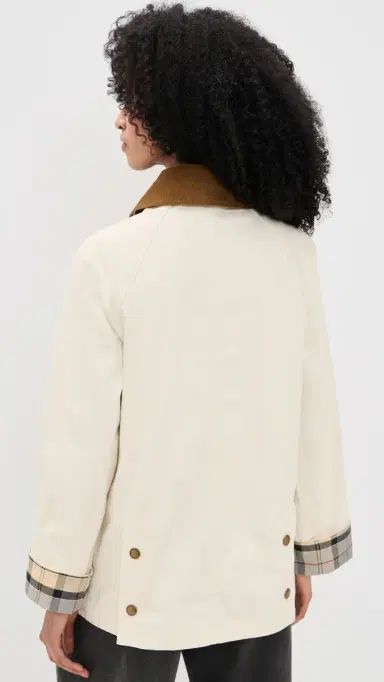 Barbour Modern Beadnell Casual Jacket Light Pearl/Dress | Thumbnail 3 Barbour Modern Beadnell Casual Jacket Light Pearl/Dress | Thumbnail 3