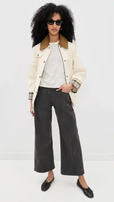 Barbour Modern Beadnell Casual Jacket Light Pearl/Dress | Thumbnail 5 Barbour Modern Beadnell Casual Jacket Light Pearl/Dress | Thumbnail 5