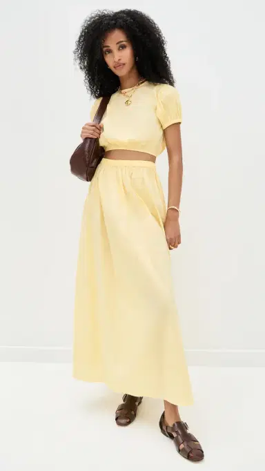 Playa Lucila axi Skirt Butter Yellow | Thumbnail 5 Playa Lucila axi Skirt Butter Yellow | Thumbnail 5