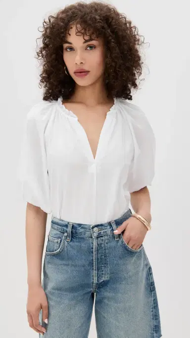 XÍRENA Jules Top White | Thumbnail 2 XÍRENA Jules Top White | Thumbnail 2