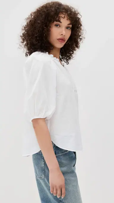 XÍRENA Jules Top White | Thumbnail 4 XÍRENA Jules Top White | Thumbnail 4