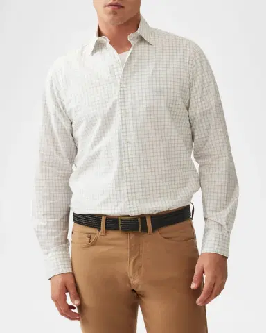 Rodd & Gunn Men's Three Streams Poplin Check Sport Shirt | Thumbnail 4 Rodd & Gunn Men's Three Streams Poplin Check Sport Shirt | Thumbnail 4