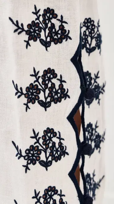 CAMI NYC adrid Embroidered Linen Pants acadamia | Thumbnail 6 CAMI NYC adrid Embroidered Linen Pants acadamia | Thumbnail 6