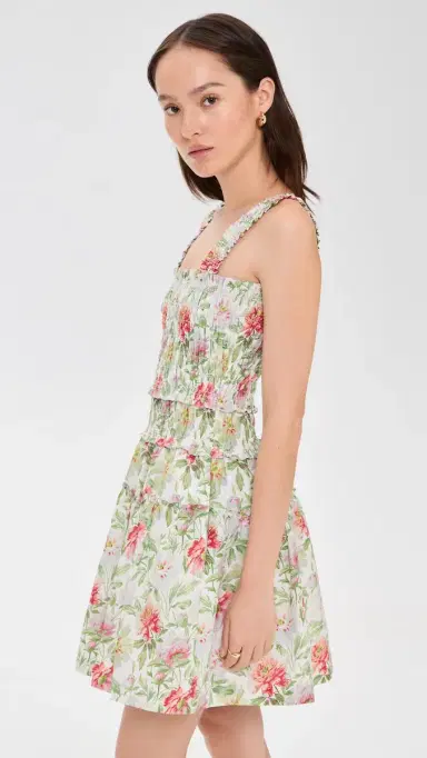 Hill House Home The Azalea Mini Nap Dress Peony Chintz | Thumbnail 4 Hill House Home The Azalea Mini Nap Dress Peony Chintz | Thumbnail 4