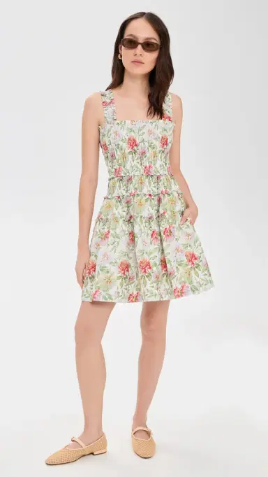 Hill House Home The Azalea Mini Nap Dress Peony Chintz | Thumbnail 5 Hill House Home The Azalea Mini Nap Dress Peony Chintz | Thumbnail 5