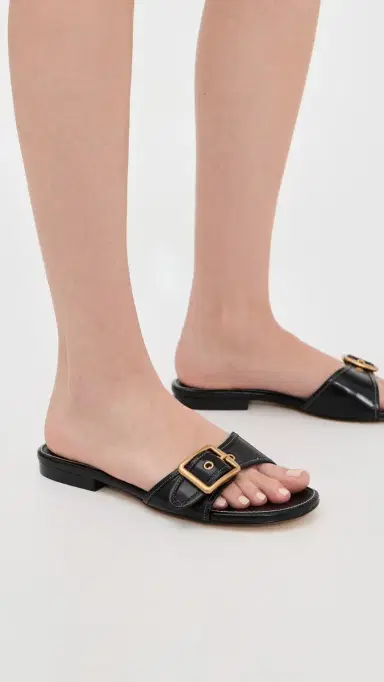Coach Margot Flat Sandals Black 8.5 | Thumbnail 3 Coach Margot Flat Sandals Black 8.5 | Thumbnail 3