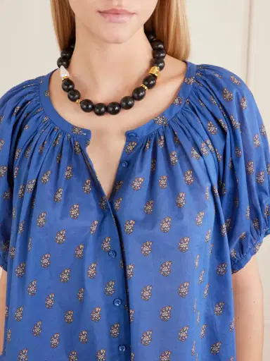 DÔEN June Floral-printed Cotton Top | Thumbnail 4 DÔEN June Floral-printed Cotton Top | Thumbnail 4
