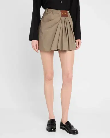Loewe Draped Mini Skirt | Thumbnail 4 Loewe Draped Mini Skirt | Thumbnail 4