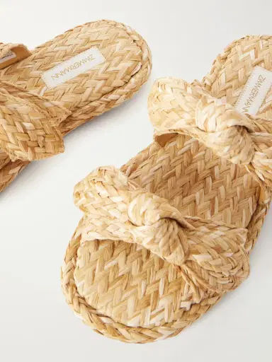 Zimmermann Carousel Raffia Slides | Thumbnail 5 Zimmermann Carousel Raffia Slides | Thumbnail 5