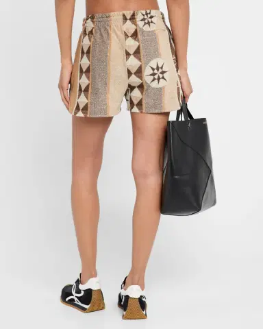 Loewe Geo Toweling Pull-On Shorts | Thumbnail 2 Loewe Geo Toweling Pull-On Shorts | Thumbnail 2