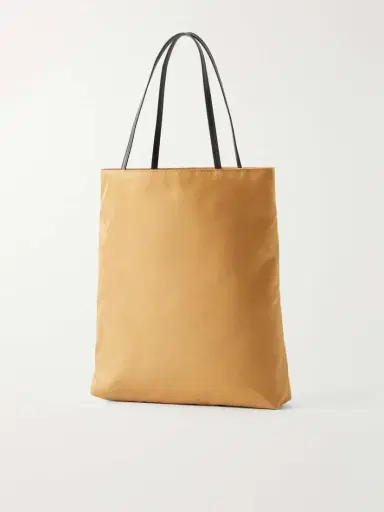 Valesque Thea Leather-trimmed Satin-shell Tote Bag | Thumbnail 4 Valesque Thea Leather-trimmed Satin-shell Tote Bag | Thumbnail 4