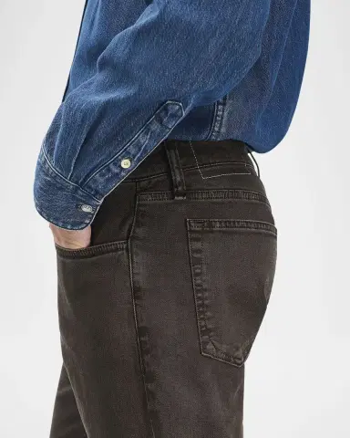 Rag & Bone Men 's Fit 3 Aero Stretch Jeans in Brown | Thumbnail 4 Rag & Bone Men 's Fit 3 Aero Stretch Jeans in Brown | Thumbnail 4