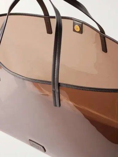 Staud Christos Large Leather-trimmed Pvc Tote | Thumbnail 6 Staud Christos Large Leather-trimmed Pvc Tote | Thumbnail 6