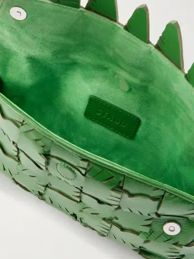 Staud Leaf Woven Leather Clutch Bag | Thumbnail 6 Staud Leaf Woven Leather Clutch Bag | Thumbnail 6